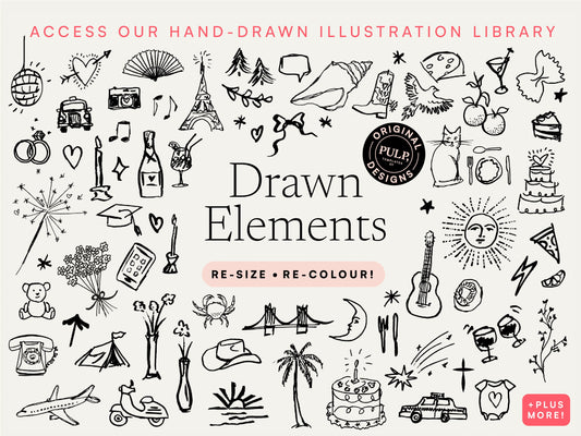 Complete Wedding Bundle templates – Loop Frame 0030 (A sizes – EU, UK, AUS)